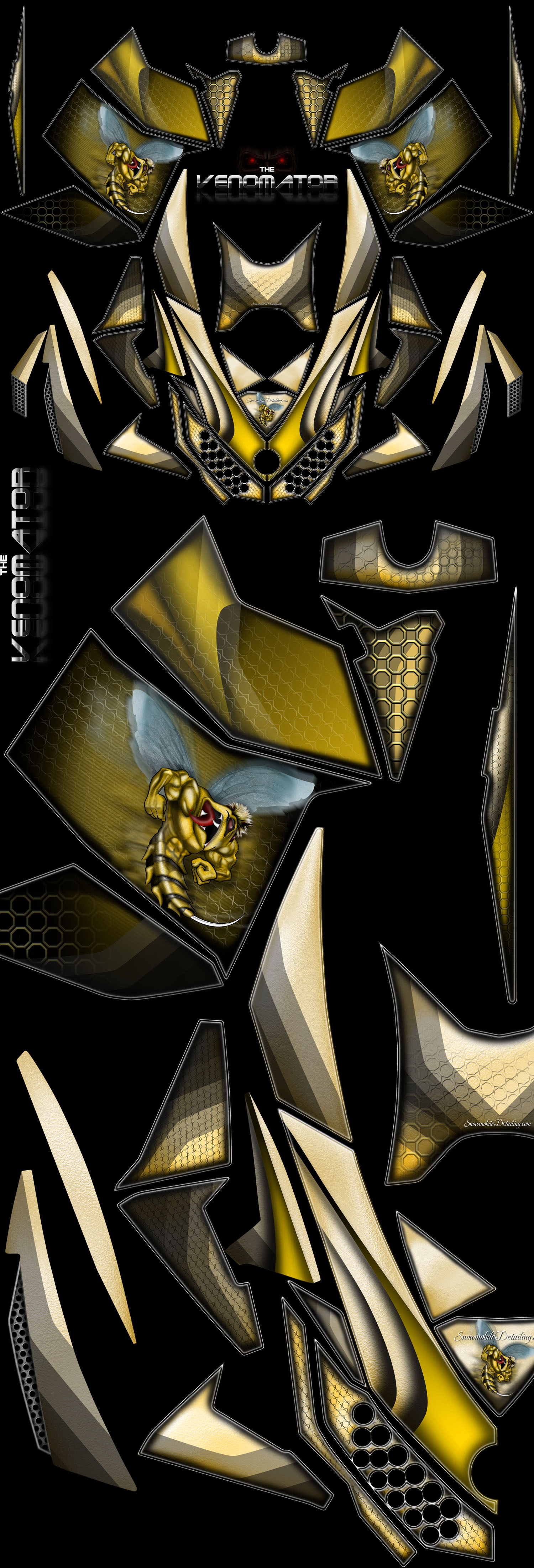 venomator skidoo xp graphics